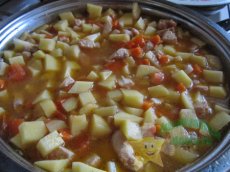 Рецепт картошки тушеной с курицей
